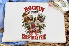 Rockin Around Christmas Tree PNG Shirt Product Image 5