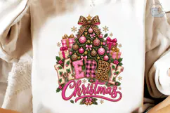 Merry Christmas Tree PNG Sublimation Des Product Image 4