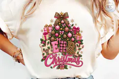 Merry Christmas Tree PNG Sublimation Des Product Image 1