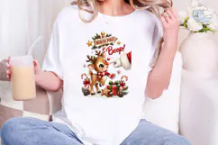 North Pole Boop Reindeer PNG Sublimation Product Image 4