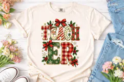 Teacher Christmas PNG Sublimation Shirt Product Image 2