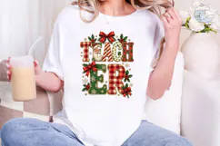 Teacher Christmas PNG Sublimation Shirt Product Image 1
