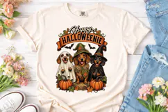 Happy Halloweenie Dachshund PNG Shirt De Product Image 1