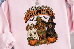 Happy Halloweenie Dachshund PNG Shirt De Product Image 2