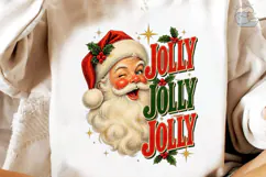 Jolly Santa PNG Shirt Design Sublimation Product Image 4