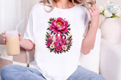 Breast Cancer Awareness Pink Ribbon PNG Product Image 5