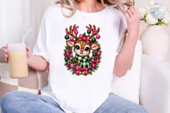 Cute Reindeer Christmas PNG Sublimation Product Image 5
