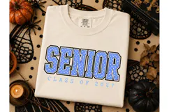Senior Class of 2027 Polka Dot PNG Tee Product Image 2