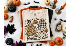 Tis The Season Halloween Ghost PNG Tee Product Image 2