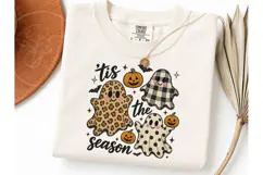 Tis The Season Halloween Ghost PNG Tee Product Image 1