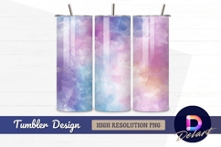 Pastel watercolor texture background Tumbler PNG Design Product Image 1