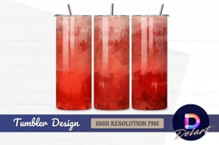 Red grunge painted texture background Tumbler PNG Design Product Image 1