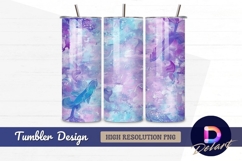 Watercolor fish Tumbler PNG Design Product Image 1