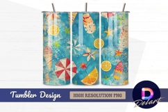 Summer beach party Tumbler PNG Design Product Image 1