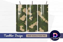 Geometric camouflage pattern for tumbler wrap design Product Image 1