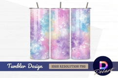 Pastel watercolor texture with Tumbler PNG Design Product Image 1