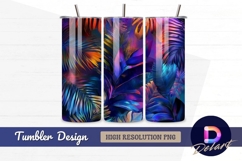 Vibrant tropical foliage Tumbler PNG Design Product Image 1