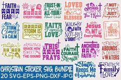 Christian Sticker SVG Bundle Product Image 1