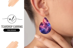 Colorful Nebula Illustration with Stars and Swirling Clouds Product Image 1