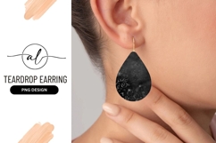 Black Grunge Background with Silver Floral Swirls Product Image 1