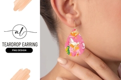 Colorful Chicken Silhouettes on Pink Background Illustration Product Image 1
