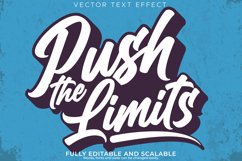 Editable text effect quote, 3d vintage and retro font style Product Image 1