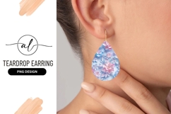 Pink And Blue Paper Flower Background Product Image 1