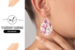 Watercolor Illustration of Pink Magnolia Flowers Product Image 1