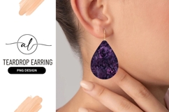 Purple Roses Floral Pattern with Dark Leaves and Textured Product Image 1