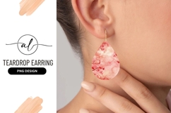 Watercolor Cherry Blossom Branches on Pink and Peach Product Image 1