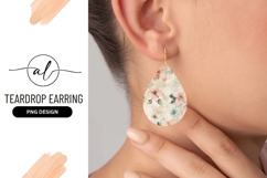 Watercolor Floral Pattern with Pink and Blue Flowers Product Image 1