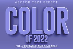 Very peri text effect, editable color of the year 2022 text Product Image 1