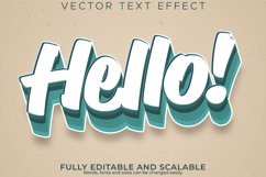 Editable text effect font style, vintage and retro Product Image 1