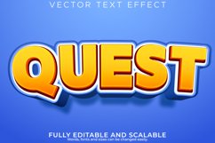 Editable cartoon text effect, comic font style Product Image 1