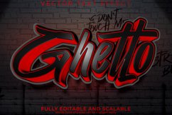 Graffiti text effect, editable spray and street text style Product Image 1