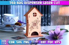 Tea Bag Dispenser Laser Cut|Storage and Kitchen Decor|CNC Product Image 7