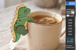 Cute Animals Tea Bag Holder Laser Cut Bundle | Tea Bag Clips Product Image 16