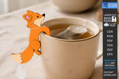Cute Animals Tea Bag Holder Laser Cut Bundle | Tea Bag Clips Product Image 19