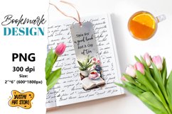 Tea Bookmark printable design. Book quote. Tea quote Product Image 1