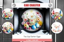 Car Coaster Tea Cup Easter Eggs Product Image 1