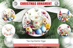 Christmas Ornaments Tea Cup Easter Eggs Product Image 1