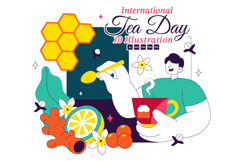 10 International Tea Day Illustration Product Image 1