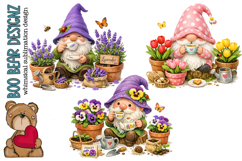 Spring Planting Gnome Clipart Product Image 1