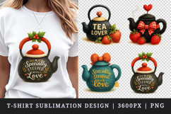 Tea Lover t-shirt printable sublimation design png Product Image 1