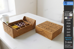Storage Boxes Laser Cut Bundle | Decorative Organizers SVG Product Image 13