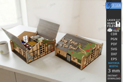 Tea Storage and Chocolate Box Laser Cut | Keepsake Packaging Product Image 1