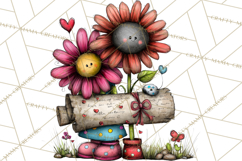 Tea Time Notes Clipart, Printable Teacup PNG, Romantic Product Image 5