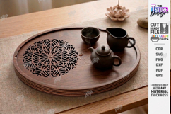 Tea Trays Laser Cut Bundle | Serving Trays | Tea Ceremony Product Image 5