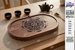 Tea Trays Laser Cut Bundle | Serving Trays | Tea Ceremony Product Image 6