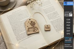 Tea Bag Bookmark Laser Cut | Reading Accessories | Glowforge Product Image 1